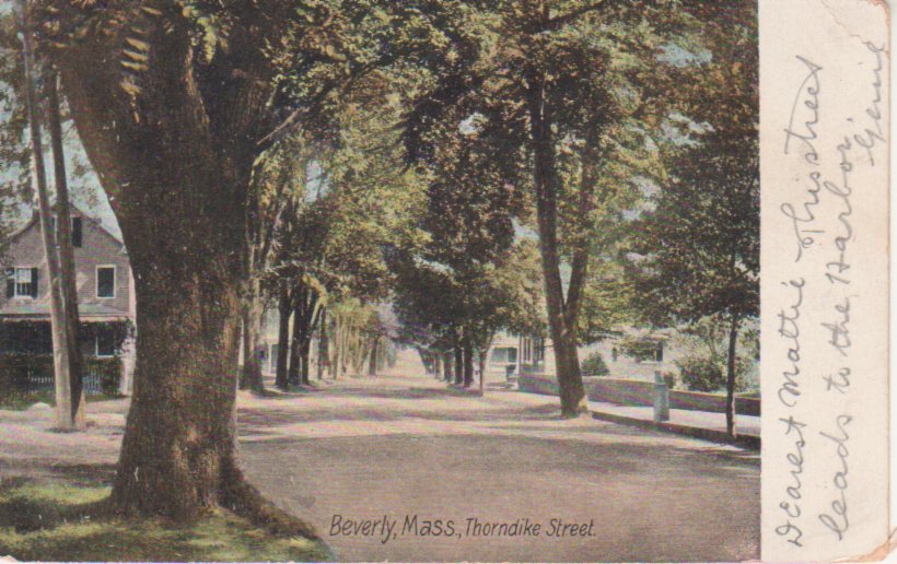 Postcard of Thorndike Street